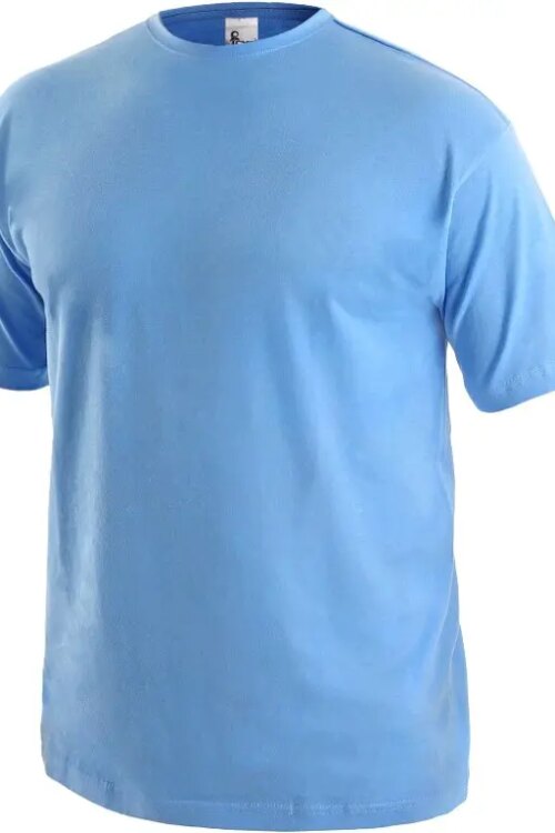 Tričko CXS DANIEL, krátký rukáv, nebesky modré, vel. L