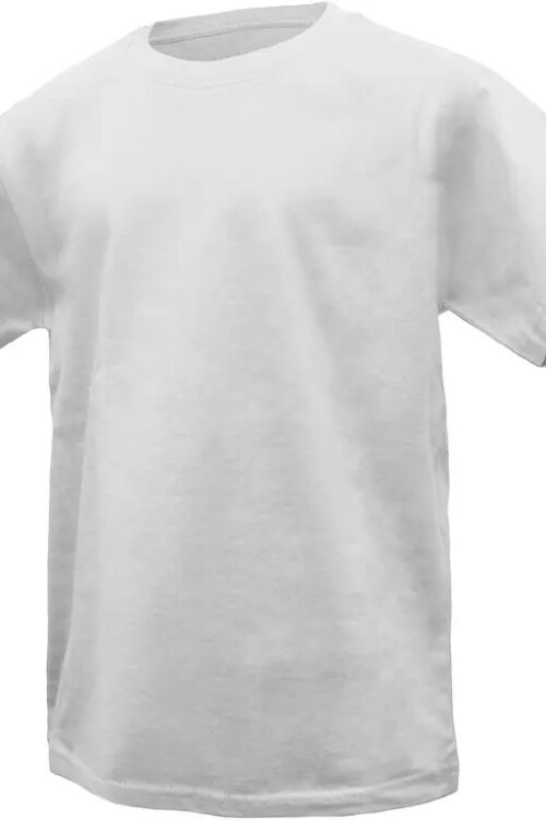 Dětské tričko s krátkým rukávem DENNY, bílé, vel. 6 let