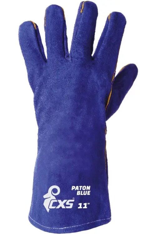 Rukavice CXS PATON BLUE, svářecí, vel. 11