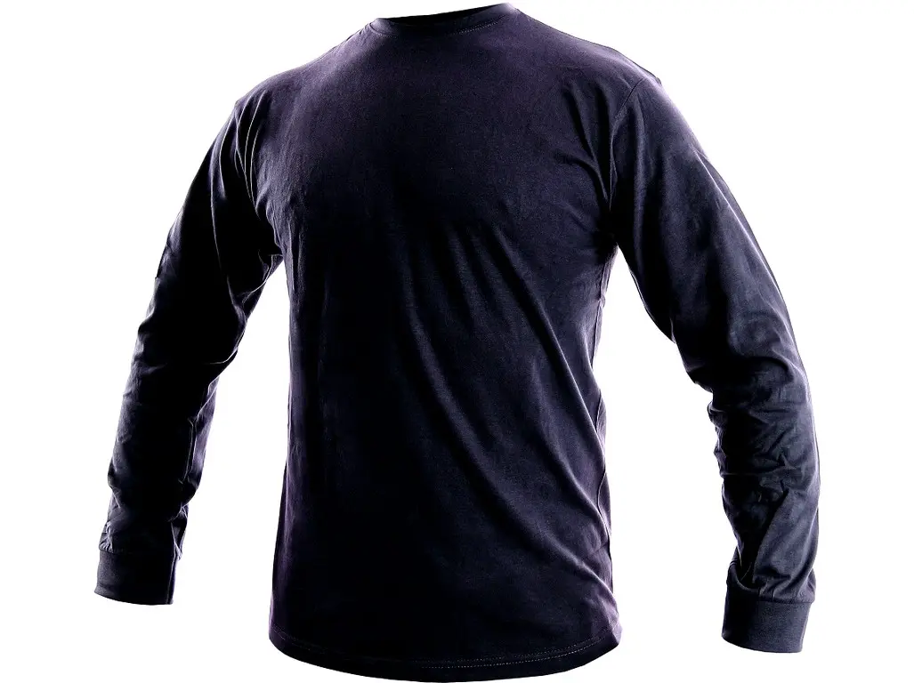 Tričko CXS PETR, dlouhý rukáv, tmavě modré, vel. 4XL