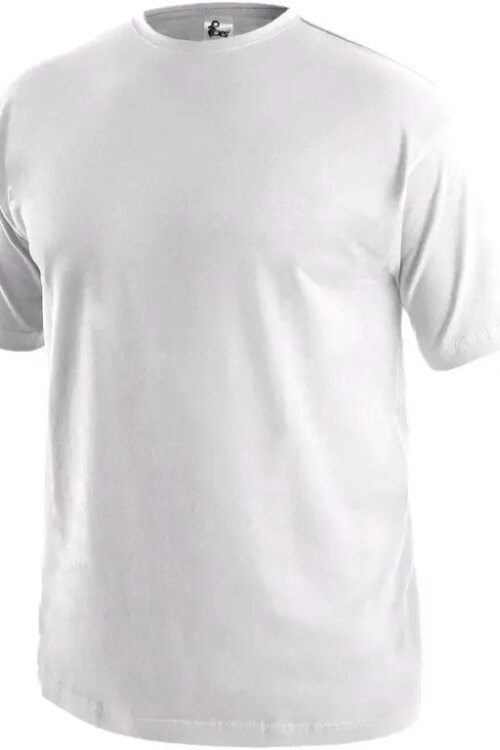 Tričko CXS DANIEL, krátký rukáv, bílé, vel. 3XL