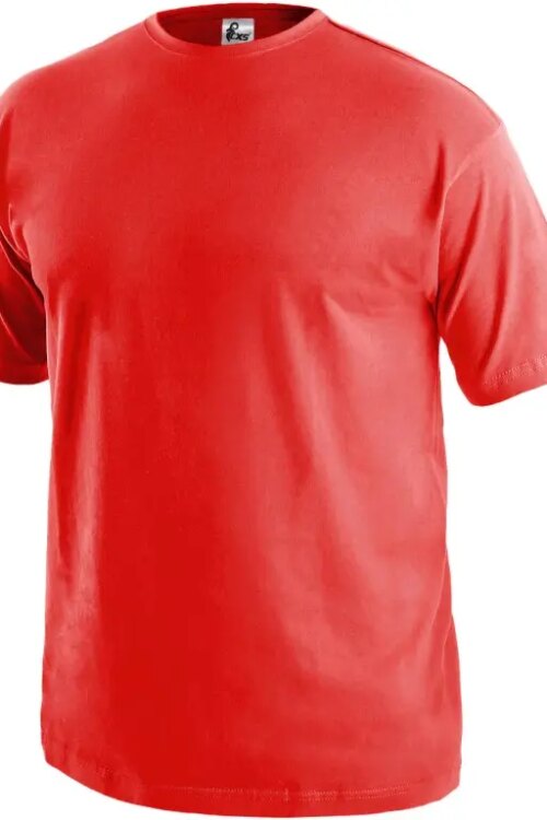 Tričko CXS DANIEL, krátký rukáv, červené, vel. XL