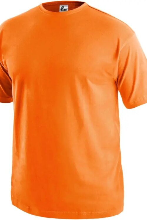 Tričko CXS DANIEL, krátký rukáv, oranžové, vel. S