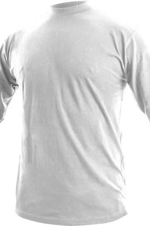 Tričko CXS PETR, dlouhý rukáv, bílé