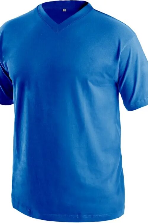 Tričko CXS DALTON, krátký rukáv, středně modrá