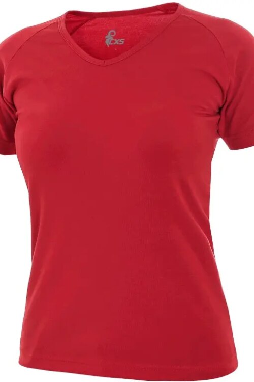 Tričko CXS ELLA, dámské, krátký rukáv, červená, vel. XL