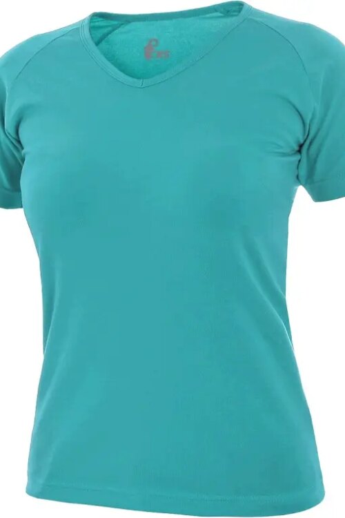 Tričko CXS ELLA, dámské, krátký rukáv, tyrkysová