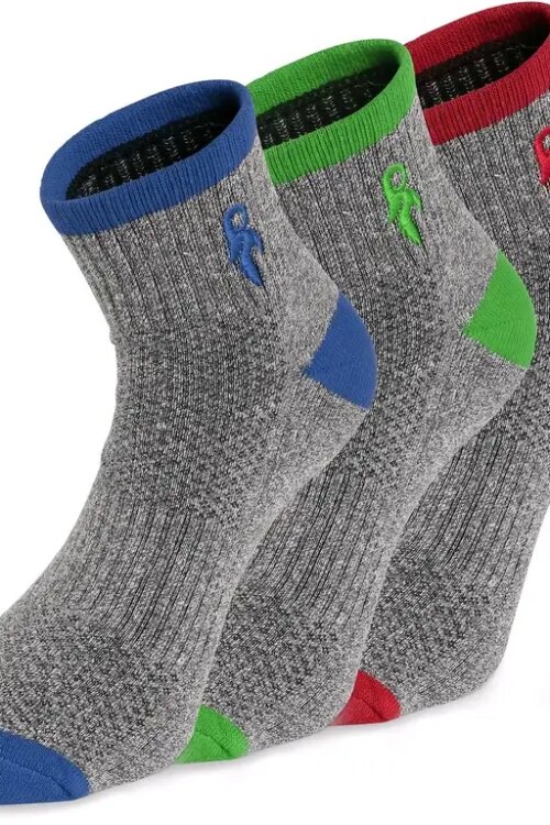 Ponožky CXS PACK, šedé, 3 páry, vel. 37 – 39