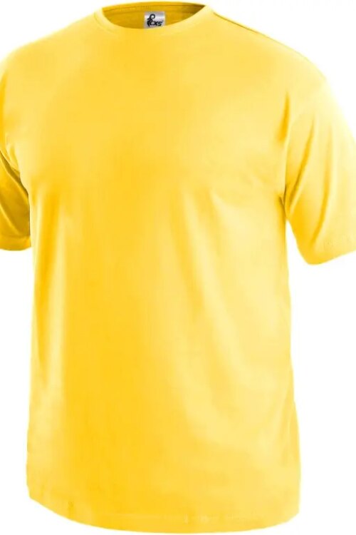 Tričko CXS DANIEL, krátký rukáv, žluté, vel. L