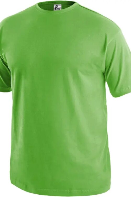 Tričko CXS DANIEL, krátký rukáv, zelené jablko
