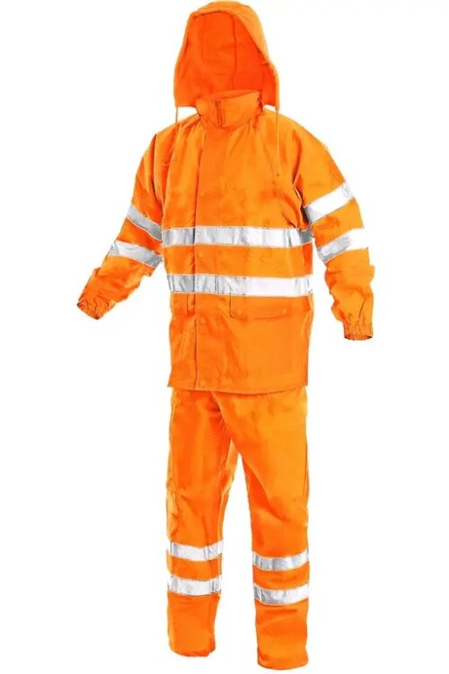Komplet YORK, výstražný, pánský, oranžový