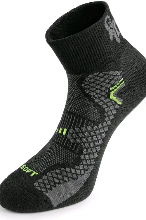 Ponožky CXS SOFT, černo-žluté