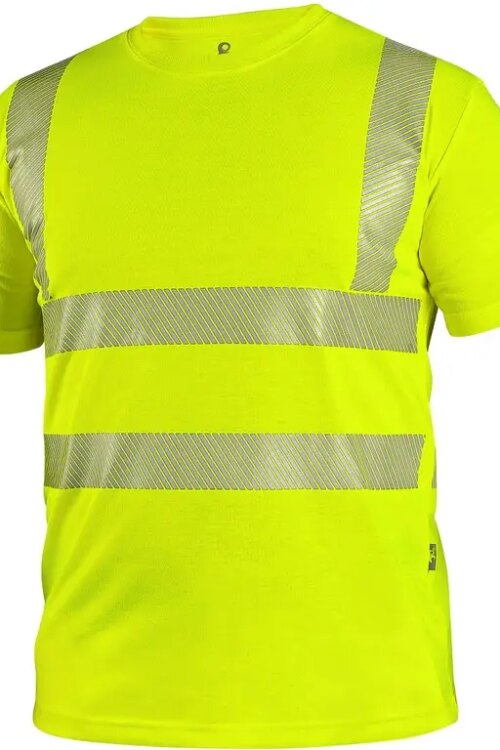 Tričko CXS BANGOR, výstražné, pánské, žluté
