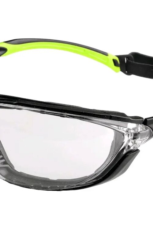 Brýle CXS Margay, černo-zelené, čirý vzorník