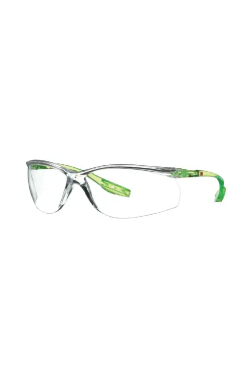 Brýle 3M Solus CCS, scotchgard, limetkově zelené, čiré