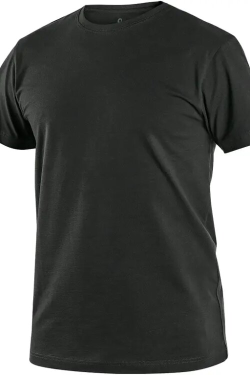 Tričko CXS NOLAN, krátký rukáv, černé