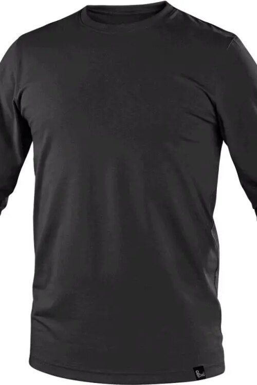 Tričko CXS SIMON, dlouhý rukáv, černé