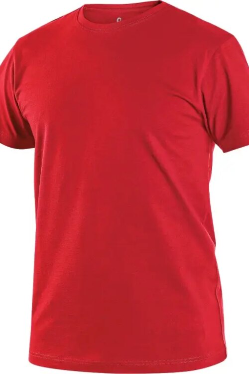 Tričko CXS NOLAN, krátký rukáv, červené, vel. M